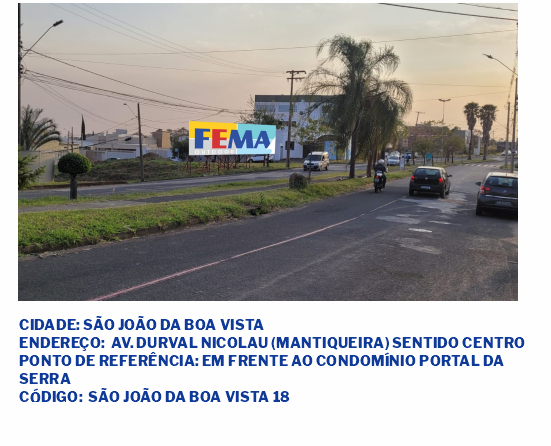 Outdoor S�o Jo�o da Boa Vista