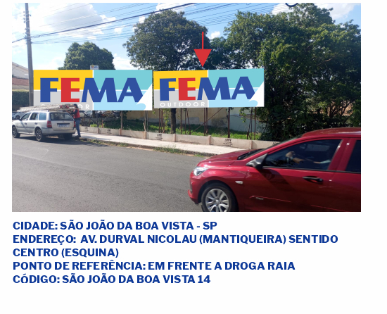 Outdoor S�o Jo�o da Boa Vista