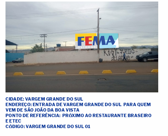 Outoor em Vargem Grande do Sul