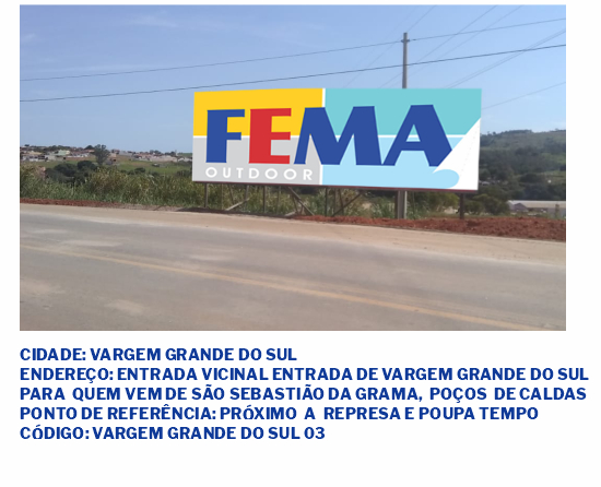 Outoor em Vargem Grande do Sul